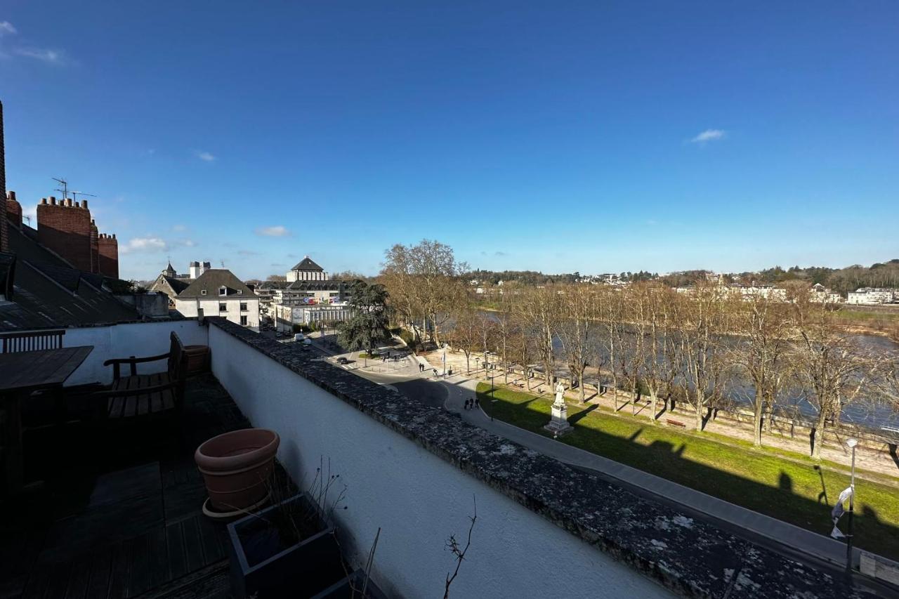 Beautiful Apartment With Terrace - Loire View Tours Exterior photo